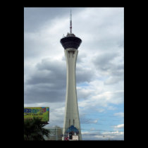 Stratosphere Las Vegas Closeup Poster posters