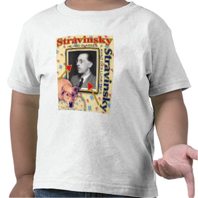 Stravinsky - He had glasses. Shirts by zoespeak