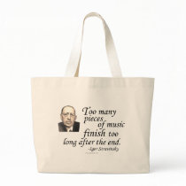 Stravinsky on Endings bags by geargems Stravinsky on Endings bags