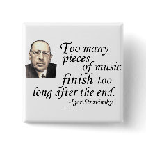 Stravinsky on Endings buttons by geargems Stravinsky on Endings buttons