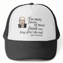 Stravinsky on Endings Mesh Hat