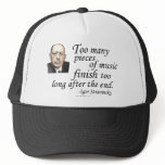 Stravinsky on Endings hats