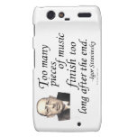 Stravinsky on Endings Motorola Droid RAZR Cover