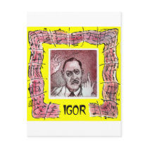 Stravinsky postcard