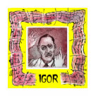 ladies_casual_tshirt - This image of Russian composer Igor Stravinsky is part of my series of portraits of great composers which you can see at www.52composer.com