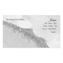 Straw Beach Umbrella Business Card business cards