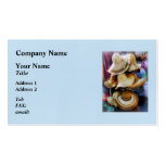 Straw Hats Business Card Template