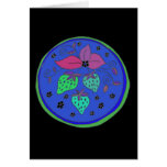 Strawberries4 inverted greeting cards