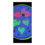 Strawberries4 inverted custom rack card