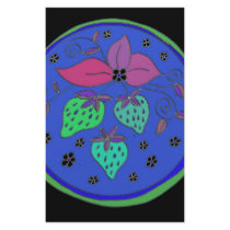 Strawberries4 inverted stationery paper