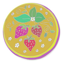 Strawberries4 stickers