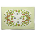 Strawberries placemat