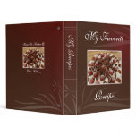 Strawberries and Chocolate Recipe Book binders