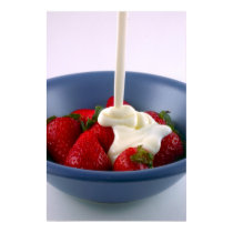 Strawberries and Cream Photo posters by exquisitephoto Strawberries and Cream Photo posters