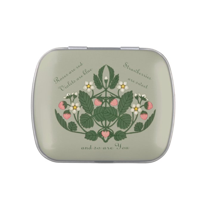 Strawberries are sweet CC0376 Valentine Candy Tin