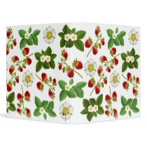 Strawberries Avery Binder