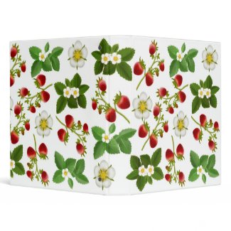 Strawberries Avery Binder binder