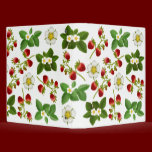 Strawberries Avery Binder binders