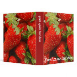 Strawberries Binder