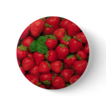 Strawberries Pinback Buttons
