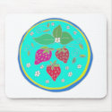 Strawberries by Wendy C. Allen mousepads by eelkat Strawberries by Wendy C. Allen mousepads