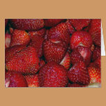Strawberries-Greeting Card cards