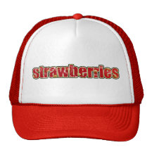 Strawberries Hat (with fruit texture)