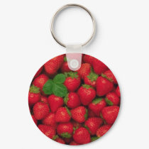 Strawberries keychains