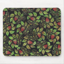 strawberries mousepads by VioDeSign strawberries mousepads