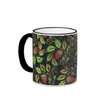strawberries mugs by VioDeSign strawberries mugs