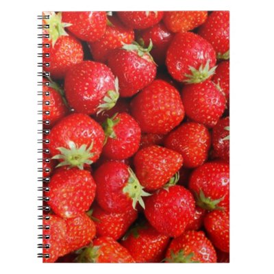 Strawberries notebook