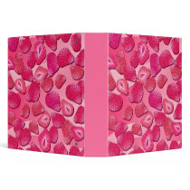 Strawberries Notebook binders
