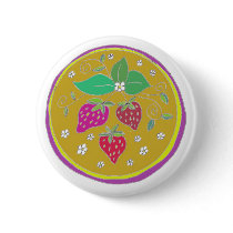 Strawberries of Gold buttons by eelkat Strawberries of Gold buttons