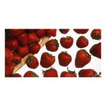 Strawberries photo cards