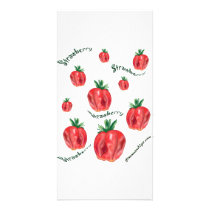 Strawberries photo cards by Gourmand2go Strawberries photo cards
