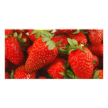 Strawberries photo cards