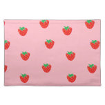 Strawberries Pink Place Mats