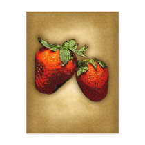 Strawberries Post Cards