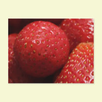 Strawberries postcards