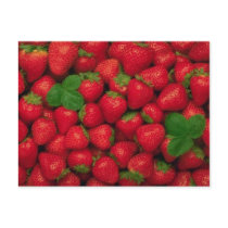 Strawberries postcards