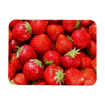 Strawberries premium magnet