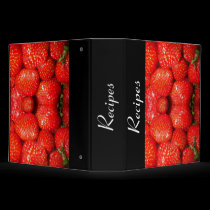 Strawberries Recipes Binder binders