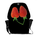 Strawberries Rickshaw Messenger Bag