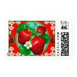 Strawberries Stamp (Med)