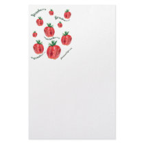 Strawberries stationery