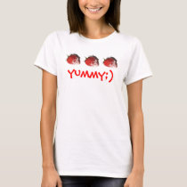 Strawberries,yummy;) t-shirts