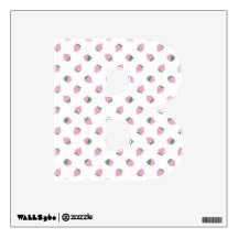 Strawberry Alphabet Wall Decal