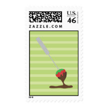 Strawberry and Chocolate Fondue Stamps