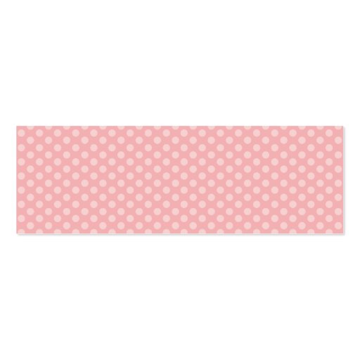 Strawberry and Cream Cupcake Mini Business Cards (back side)