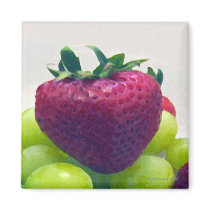 Strawberry...and Some Grapes magnets